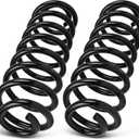 AUTOMUTO 2PCS Rear Suspension Coil Spring Set Compatible with 1999-2005 for VW for Golf, 1999-2006 for VW for Jetta - Replace 81055 Coil Springs