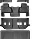 Joruoo-Floor Mats & Cargo Liner for 2015-2020 Chevy Suburban/GMC Yukon XL, 8 Seats with 2nd Row Bucket Seat, All Weather Car Mats Floor Liners Suburban Accessories