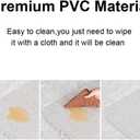 Kuyal Office Chair Mat for Carpeted Floors, Heavy Duty, Transparent Protects Floors Mats for Low and Medium Pile Carpets 36" X 48" Rectangle, Good for Desks, Office and Home, Clear (36" X 48" No Lip)