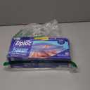 Ziploc Gallon Food Storage Freezer Bags, Stay Open Design, Easy to Fill, 66 Count