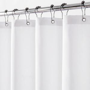 Felisa Extra Wide Fabric Shower Curtain Liner with 3 Large Magnets,84 W x 72 H inche Waterproof & Soft Cloth Shower Curtain,Washable White Shower Curtain Liner for Bathroom,Cortinas de Bao