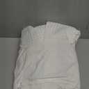 King Bed Skirt, Wrap Around Bed Skirt with Pleated Corner, 14 Inch Drop Pleated Waffle Weave Bedskirts, Anti-Slip, Microfiber, White, 14'' King