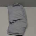 Horbaunal Silver Grey Bed Wedge Pillow Cover with Zipper Design, Wedge Pillowcase Protector with Side Pocket for Storage, 26" L x 25" W x 10" H(Pillow Not Include)