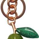 2 x Fruit Bag Charms & Purse Charms For Handbags,Pear Keychains,Fashion Fruit Keychain For Women