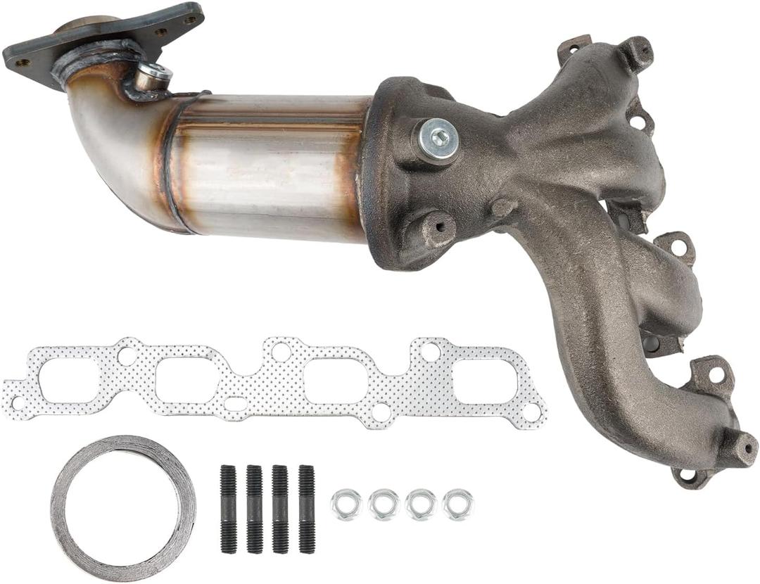 KAC Catalytic Converter Industrial Grade Stainless Steel w/Manifold & Gasket Kit Replacement for 2007-2012 Colorado 2.9L, 2007-2012 Canyon 2.9L, 2007-2008 i-290 2.9L OEM.No # 16611, 59223, 493