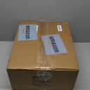 GOSO Small Rectangular Lamp Shades for Table Lamps & Wall Lamp Set of 2, 6.7 x12.6 x8 Inch Spider White Texture Rectangle Lamp Shade Modern & Rustic Square Linen Fabric Lampshade Replacement