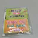 Xuhal 60 Pcs Inspirational Magnets Bulk Rectangle Positive Affirmation Magnets Decals Decorative Inspiring Fridge Magnetic Stickers for Adults Team Motivational Gifts(Colorful,Cute)