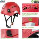 GREEN DEVIL Safety Helmet Hard Hat Adjustable Lightweight Vented ABS Work Helmet 6-Point Suspension ANSI Z89.1 Approved Ideal for Industrial & Construction