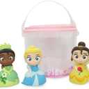 Disney Store Official Bath Set (Disney Princess) - Kids Bath Accessories with Beloved Disney Characters - Colorful and Fun Bath Time Essentials for Kids - Suitable for All Ages