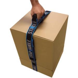 8 Carry Strap with Handle | Adjustable Belt | Easy, Safe, Secure, Lifting, Moving, Carrying Heavy Boxes, Groceries | Best Luggage Strap (Strap-A-Handle 8ft. Length, 50lb. Capacity)