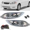 labwork Fog Lights Assembly Replacement for Corolla 2005-2008 Driving Fog Lamps with Bulbs Switch Kit Driver and Passenger Side