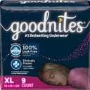 GoodNites Youth Absorbent Underwear X-Large 95 to 140 lbs. 55593, 36 Ct