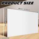 Wonderjune 2 Pcs 1/8" White Acrylic Sheet 24" x 48" Plastic Sheet Impact and Weather Resistant for DIY, Arts, Crafts, Window Replacement