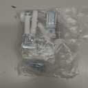 Bifold Door Hardware Repair Kit - 2 Pack Bi-fold Sliding Closet Doors Replacement Parts Include Top & Bottom Bracket, 3/8" Pivot, 7/8" Guides Wheel, for Folding Pocket Door Accordion