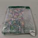 Decoendiy 100Pcs Rhinestone European Beads, Large Hole Rhinestone Flat Round Clay Loose Spacer Bead, Shaped Crystal Shiny Beads, for DIY Bracelets Necklaces Crafts Supplies (Mix)