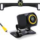 Backup Camera, Reverse Camera for Car, AHD 1080P Back Up Cameras, Metal Housing 170 Degree Wide View Angle License Plate Backup Camera, IP68 Waterproof Rear Camera for Truck SUV RV