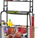 Ball Stroage Rack | Sports Equipment Organizer | Ball Rack for Basketball, Volley Ball, Soccer | Indoor and Outdoor Ball Rack for Home, School, Yard, Gym (Regular style)