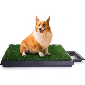 Sailnovo Dog Toilet for Dogs and Small Pets Artificial Grass, 75 x 50 x 7 cm