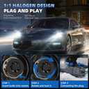 For 1998-2011 Ford Ranger light Bulbs, 9007 High Low Beam 9145 Fog Light Combo, 4PCS