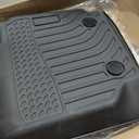 Binmotor-All Weather Floor Mats for Toyota Corolla 2003-2008 (Without Heating Vents Below The Front Row Seats), Include 1st+2nd Row, TPE Rubber Liners Custom Fit for Toyota Corolla Accessories