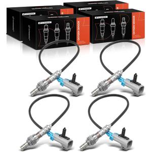 A-Premium 4Pcs O2 Oxygen Sensor Upstream and Downstream Compatible with Cadillac, Chevy & GMC Models - Escalade, Silverado 1500 04-05, Suburban 1500 03-04, Tahoe, Sierra 1500 03-05, Yukon 03-04 - 5.3L
