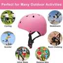 Glaf Toddler Helmet fo Kids Bike Helmets Baby Girls Boys Multi-Sport Adjustable Skateboard Bicycle Helmet Lightweight 4 Sizes for Toddlers (Pink, Medium: 21.65"-22.83" / 55cm-58cm)