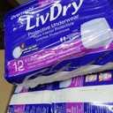LivDry Overnight Protective Underwear Large size Count: 64