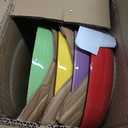 vancasso Pasta Bowls Set of 4, 46 oz Ceramic Salad Serving Bowls and Soup Bowls, Microwave Safe Pasta Plates, Large Shallow Kitchen Dishes, Bonita Series - Multicolor