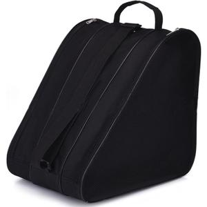 Skate Bags, Great for Roller Skates, Ice Skates, Quad Skates, Inline Skates, Rollerblade, Figure Skates, Ice Hockey Skate - Skate Accessories for Kids and Adults (Black)