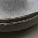 Large Cat Tunnel Bed for Indoor Cats with 3 Toys, Scratch Resistant Donut Cat Bed, Up to 30 Lbs (L 24x24x11, Light Grey)