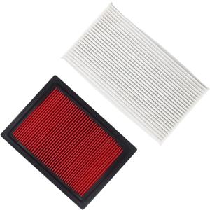 Engine Air Filter & Cabin Air Filter Fit for 2011-2017 Nissan Juke 1.6L 2017-2019 Sentra 1.6L / 2013-2019 1.8L L4 Replace 16546-17B00 16546-30P00 1654617B00 1654630P00 Filter Kit