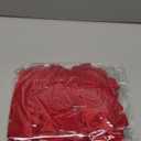 16Pcs Velvet Ribbon Bows for Christmas Tree, Vintage Rustic Small Craft Bows Ornaments for Garland Wreath Gift Wrapping Candy Bags Party DIY Decorations (Red, 5" x 10", Width of 1")