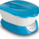 Homedics Paraffin Wax Machine for Hands - Hypoallergenic Hot Wax Hand Therapy Machine to Soothe and Moisturize Hands - Includes 3 Pounds of Wax and 20 Hand Liners (1 Count (Pack of 1), Blue)
