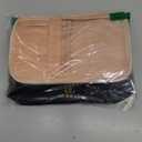 OCHEAL Makeup Bag, Portable Cosmetic Bag, Large Capacity Travel Makeup Case Organizer, Black For Women Toiletry Bag for Girls Traveling With Handle and Divider