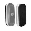 maxtek Dry Erase Eraser, Magnetic White Board Erasers - 2 Pack, Glass Whiteboard Eraser for Office and School Supplies (Gray)