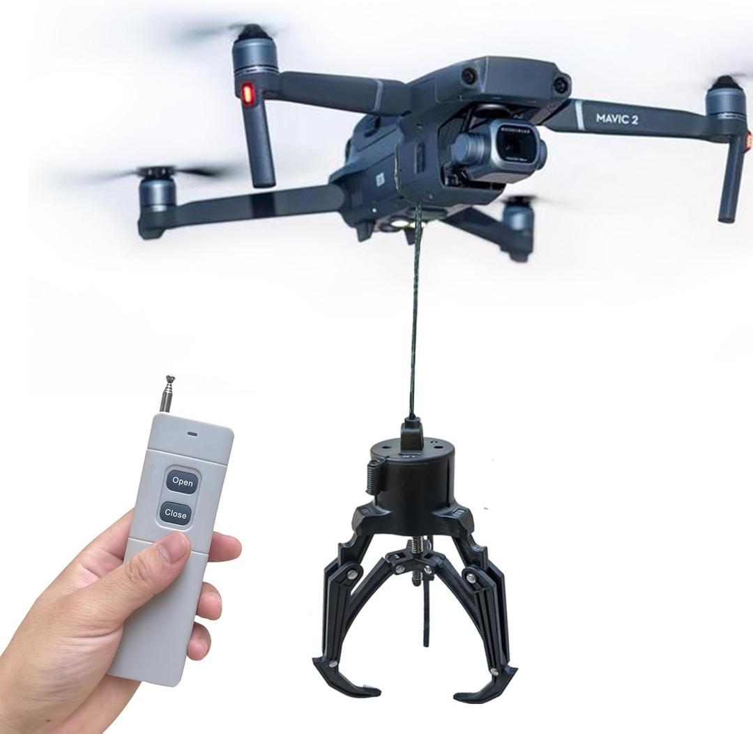 Universal Drone Airdrop Mechanical Claw - Payload Delivery Release Device for DJI Mini4/Mini3/Mini2/Air3/Air2/Air2S/Mavic Series