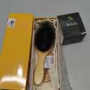 Belula 100% Boar Bristle Hair Brush Set (Medium). Soft Natural Bristles for Thin and Fine Hair. Restore Shine And Texture. Wooden Comb, Travel Bag and Spa Headband Include