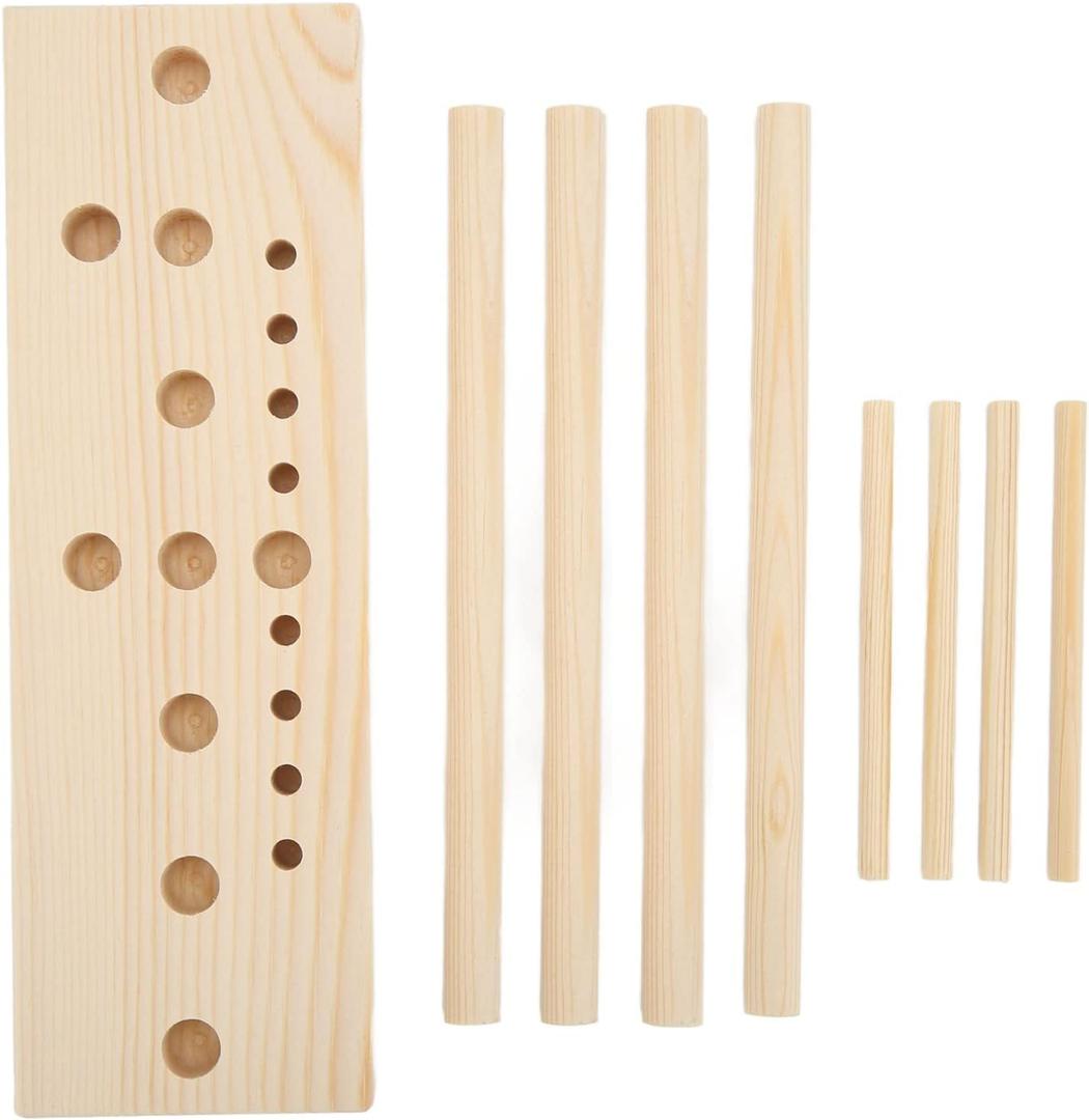 Hztyyier Bow Makers Ribbon Bow Maker Bow Maker Tool with Wooden Board Sticks for Wreaths Bows Corsages Party Decorations