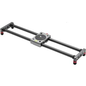 16 inches/40cm Mini Table Top Video Camera Slider Carbon Fiber Rail Rods for Smartphone iPhone Samsung DSLR Sony Canon Nikon Loading up to 11 lbs /5Kgs