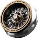 HAMMERSMITH Carnival Pocket Roulette - Adult Stress Relief Fidget Spinner, Premium EDC Toy (Black Characters Edition)