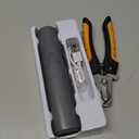 Whisper Quiet Dog Nail Grinder with LED Light, Safe & Stress-Free for Sensitive Dogs of All Breeds & Sizes, 3 Grinding Bits, 3-Speed, Pet Nail Trimmers, Rechargeable Painless Grooming Kit Grey