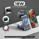 Meifigno Watch Charger Stand for Pixel Watch 3/2/Fitbit Versa 4/3/sense 2/Sense (Not for Pixel Watch1/4), 3 in 1 Aluminum Alloy Pixel Charger Designed for Google Pixel 10 Pro XL/9/9a/8/7, for Buds