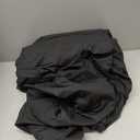 CozyLux Full Size Comforter Sets Black, 7 Pieces Pintuck Bed in A Bag Black Comforter Full Size, Pinch Pleat Bedding Sets with All Season Comforter, Sheets, Pillowcases & Shams