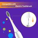 Toothbrush Heads Replacement Compatible with PRO-SYS VarioSonic V200M Electronic Toothbrush, White, 9 Pcs
