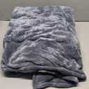 Homemate Electric Heated Blanket Twin - 62"x84" Heating Bed Blankets Throw with 10 Heating Levels 8 Hours Auto Off Fast Heating Over-Heated Protection Ultra Soft Warm Flannel ETL Certified Grey