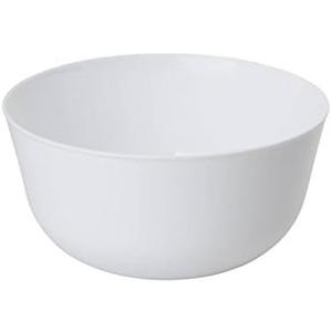 Trendables Premium Trend White Plastic Bowls, Disposable Food Grade Plastic Bowls - 40 Pack (24 oz. (Bowl))