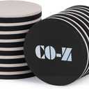 CO-Z 16pcs Felt Furniture Sliders for Hardwood Floors, 3 1/2 in Reusable Furniture Pads, Heavy Furniture Movers Sliders for Hard Surfaces, Thick Moving Pads Floor Protectors for Vinyl Tile Floors