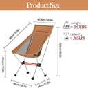 Naturehike Camping Chair, Foldable with Storage Bag, Outdoor Portable Chair for Adults, Lightweight, Supports 330lbs, Backpacking Chair for Fishing, Hiking, Beach, Lawn, Large