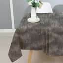 Majestic Giftware Jacquard Tablecloth for Rectangle Tables (TBEGY-54144) | Bermuda - Grey Elegant Design Dining Table Cover | Decorative Soft & Washable Tablecloth for Home, Kitchen & Dining (54X144)