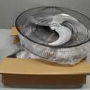 VEVOR 18 inch Wall Mount Fan Oscillating, 3-speed High Velocity Max. 4000 CFM Industrial Wall Fan for Indoor, Commercial, Residential, Warehouse, Greenhouse, Workshop, Basement, Black, ETL Listed